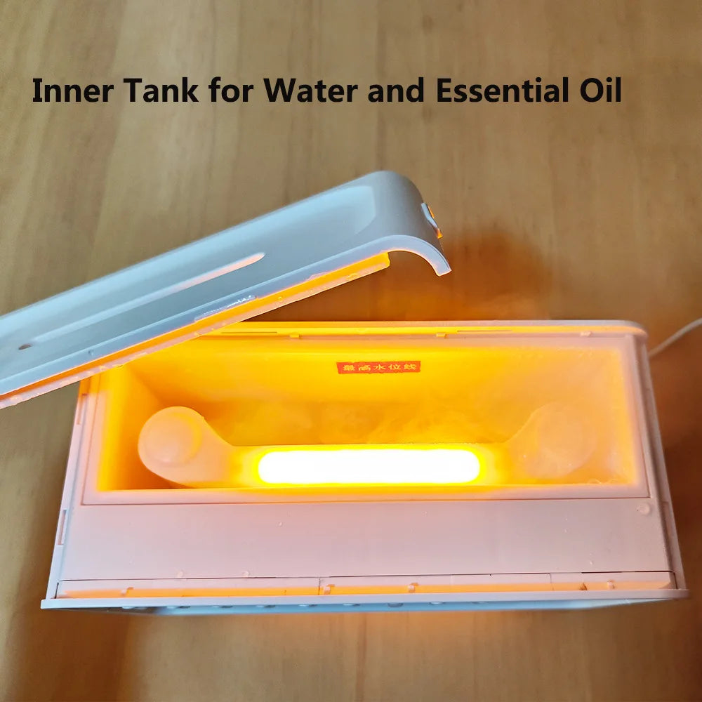 Humidificador con Sonidos blanco con Bluetooth, difusor de aroma, humidificador y luz nocturna | 8 sonidos naturales, 3 niveles de atenuación para terapia del sueño